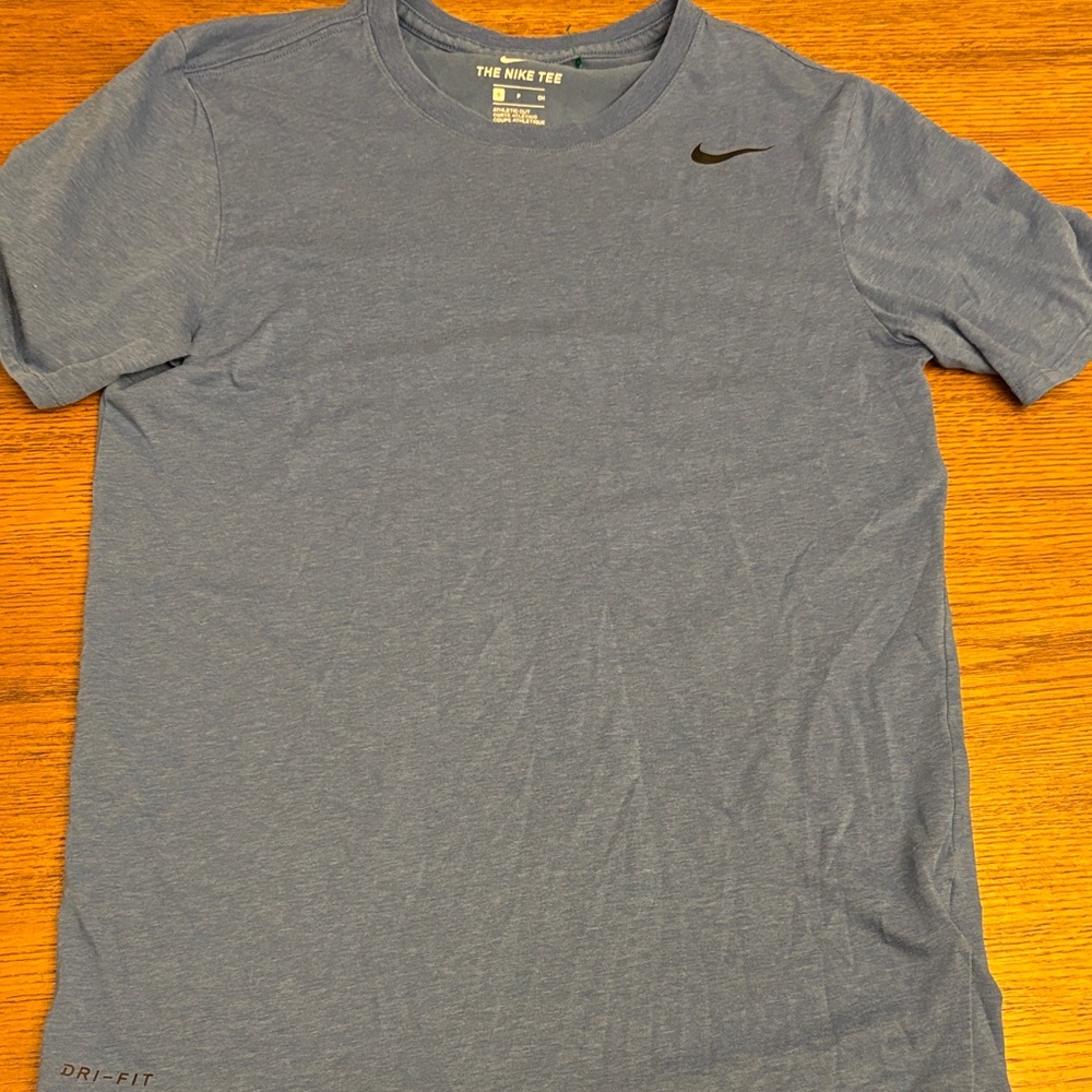 Nike Men's Heather Blue Short Sleeve Tee